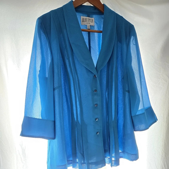 Julian Taylor Teal Skirt Set NWT - Picture 9 of 13